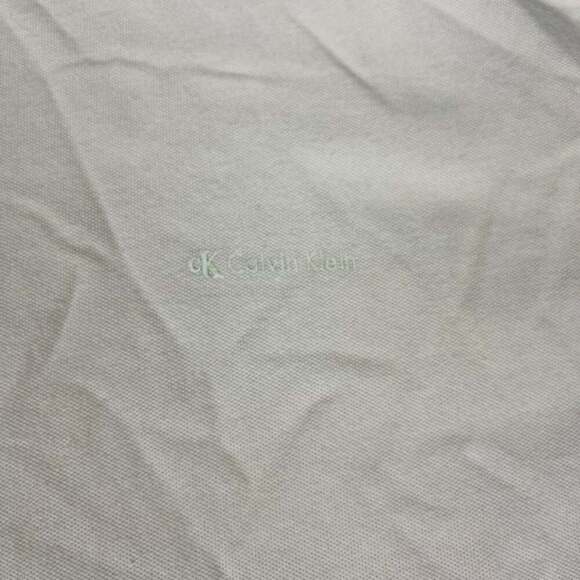 Calvin Klein T-SHIRT Mens Medium Green Short Sleeve Crew Neck Vintage - Picture 2 of 8